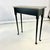 1990s Post Modern Boho Chic Black Thin Style Console Table. For Sale - Image 9 of 11