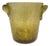 Olive Green Bubble Glass Ice Bucket by Biot, 1970 For Sale