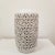 This mid-century Japanese Blanc de Chine reticulated Chinoiserie vase features a delicate lattice openwork design...