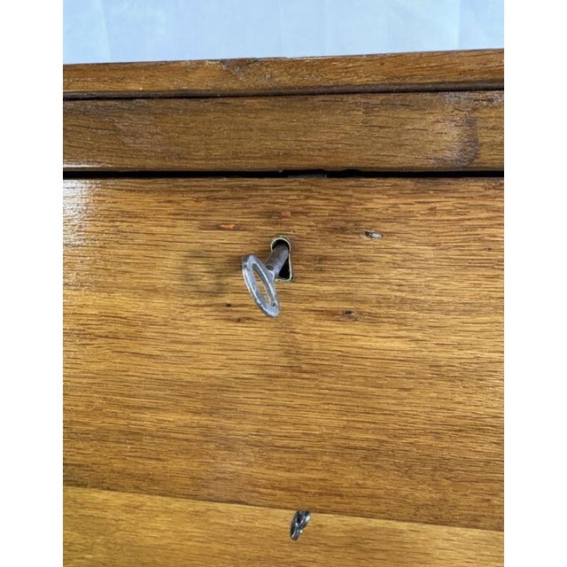Traditional Antique Dutch Empire Oak Chiffonier Chest of Drawers, 1820s For Sale - Image 3 of 18