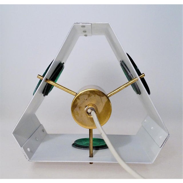 Black Triangular Suspensions by Hans Bergström, 1950s, Set of 3 For Sale - Image 8 of 10