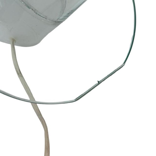 Scandinavian design but made in Portugal. Crystal glass lamp, model Electro, designed by Jørgen Mortensen for JM Glass....
