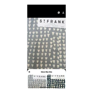 St Frank Linen Blend Arrows Fabric 3 7/8 Yards