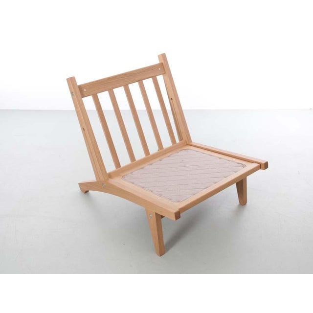 Wood GE 370 Lounge Chair by Hans Wegner for Getama For Sale - Image 7 of 13