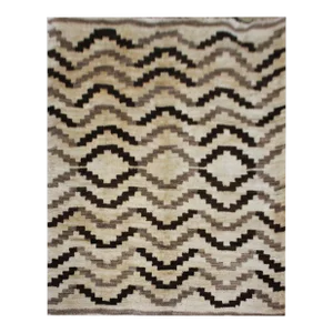 Hand Knotted Modern Design Rug - 6'3" X 9'3"