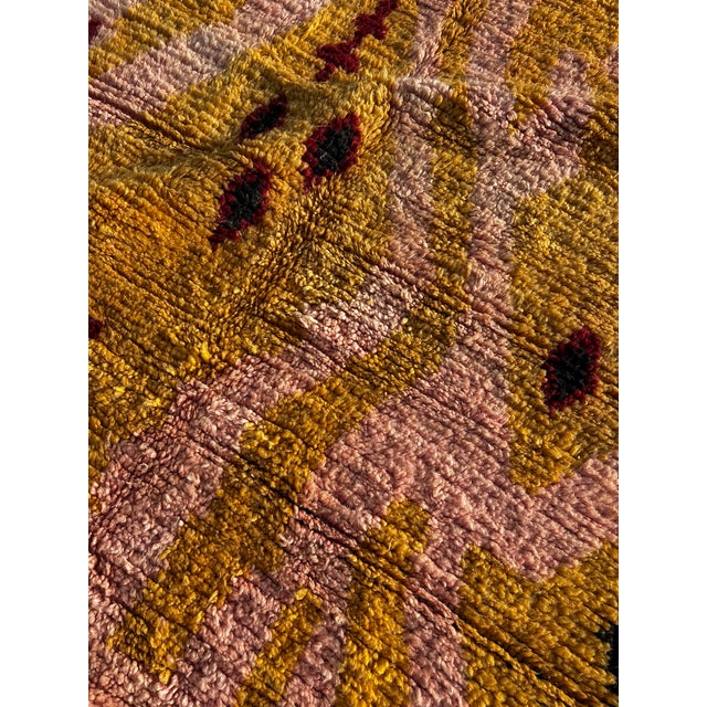 Vintage Moroccan Boujad Rug in Wool, 1990 For Sale - Image 6 of 10