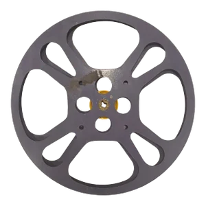 Vintage Film Movie Reel Industrial Metal Hollywood Prop Wall Decor