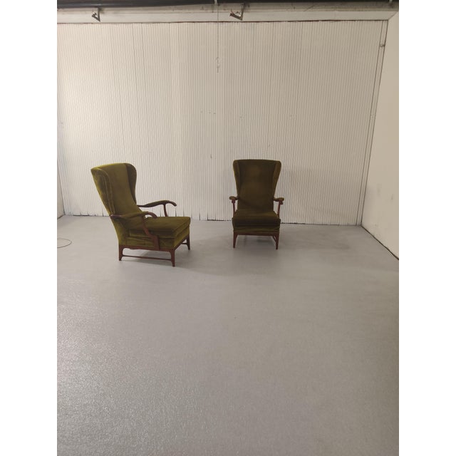Mid-Century Modern Vintage Lounge Chair by Paolo Buffa, 1950 For Sale - Image 3 of 9