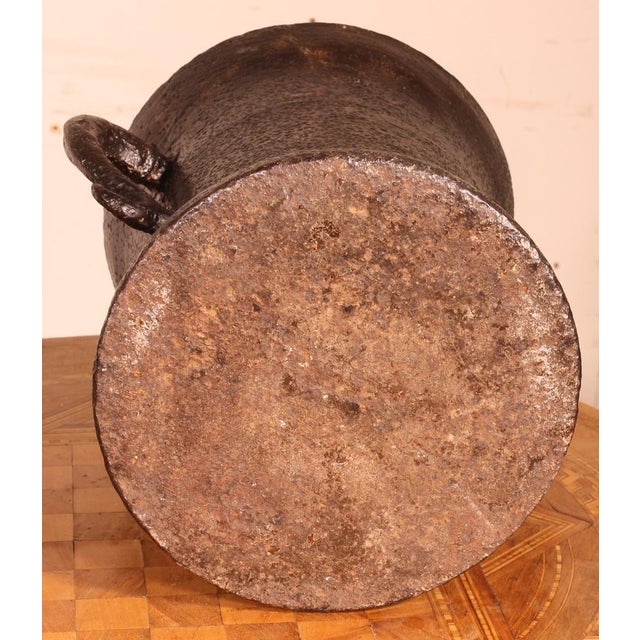 16th Century Cast Iron Mortar For Sale - Image 3 of 11