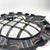 Metal Hand-Forged Wrought Iron Heart Wall Decor (Ruffled Edge & Lattice Design) Antique Copper Finish For Sale - Image 7 of 9