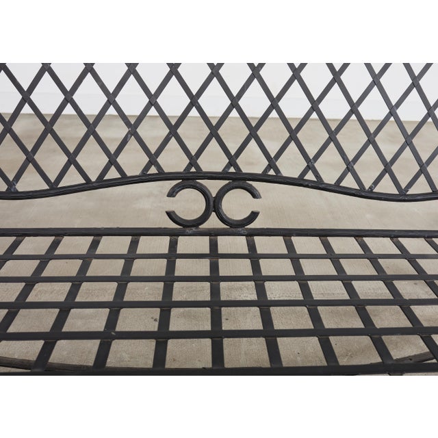 Brown Rose Tarlow Style Iron Twig Garden Six-Piece Patio Suite For Sale - Image 8 of 18