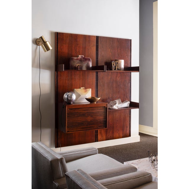 Ceramic Rectangular Vase in Glazed Ceramic by Leandro Lega, 1984 For Sale - Image 7 of 9