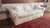 Textile Kravet-Style Rolled Arm Sofa in Cream Paisley Fabric For Sale - Image 7 of 12