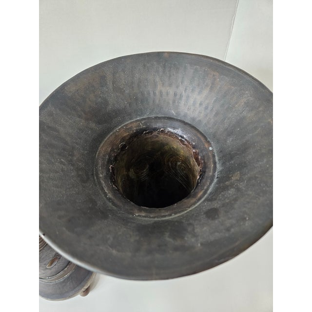 Pair of Bronze Gu Beaker Vases For Sale - Image 11 of 11
