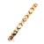 14 Karat Yellow Gold Fancy Link Bracelet For Sale - Image 4 of 10