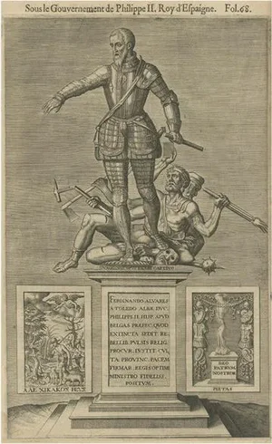 Emanuel van Meteren, The Spanish Grand Duke of Alba or Iron Duke in the Netherlands, 1618, Print