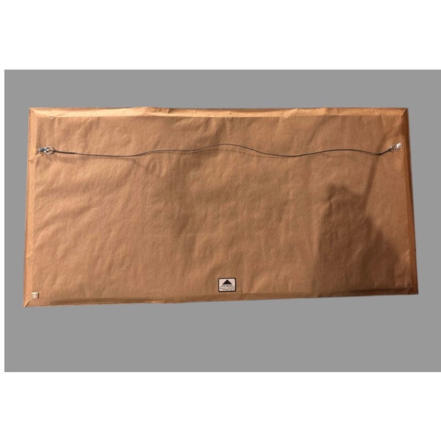 Vintage Artist Signed 1923 Landscape Street Scene People Oil Painting on Canvas In good original condition showing some...