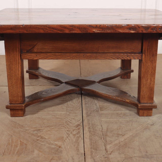 Good 18th C Austrian Elm sliding top coffee table, very good colour. 1790 Storage area- 13cm deep, 4cm thick top This...