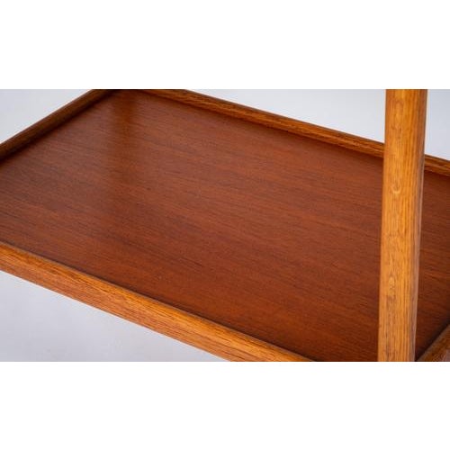 Mid-Century Modern Danish Bar Cart by Hans J. Wegner for Andreas Tuck, 1950s For Sale - Image 10 of 12