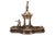 A Meridian Britannica Company ornamental silver plated centerpiece candle holder. This incredible table piece features a...