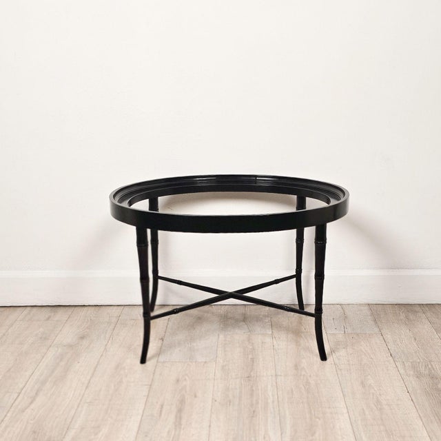 English Lacquered & Gilt Papier-Mâché Tray, Circa 1870 For Sale In San Francisco - Image 6 of 9