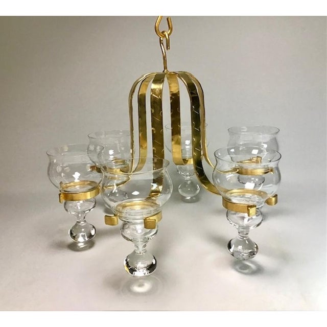 Wrought Iron Chandelier by Bertil Vallien for Boda, 1960s For Sale - Image 10 of 11