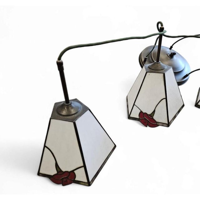 Art Deco Pendants with Glass Shades For Sale - Image 5 of 13