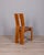 Vintage Italian Wood and Leather Chairs, 1950s, Set of 4 For Sale - Image 4 of 13