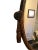 This beautiful vintage 1920's French art deco oval wooden mirror is one of a king. Its has intricate detail in the gilded...
