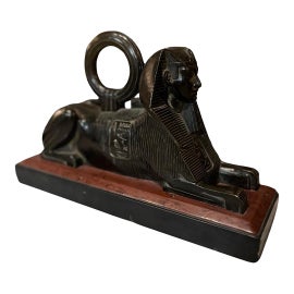 Example of Egyptian Revival Door Hardware