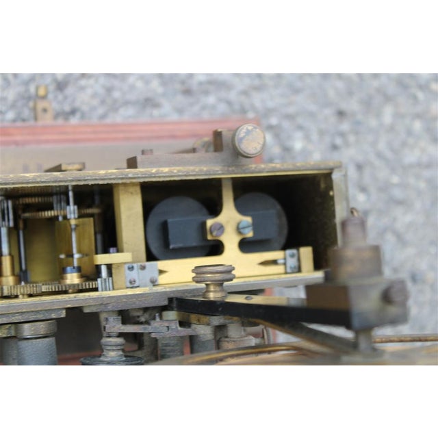 Italian Morse Telegraph in Brass, 1880s For Sale - Image 10 of 18