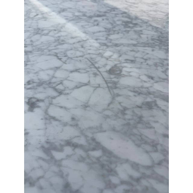 White Versace Marble Table For Sale - Image 8 of 8