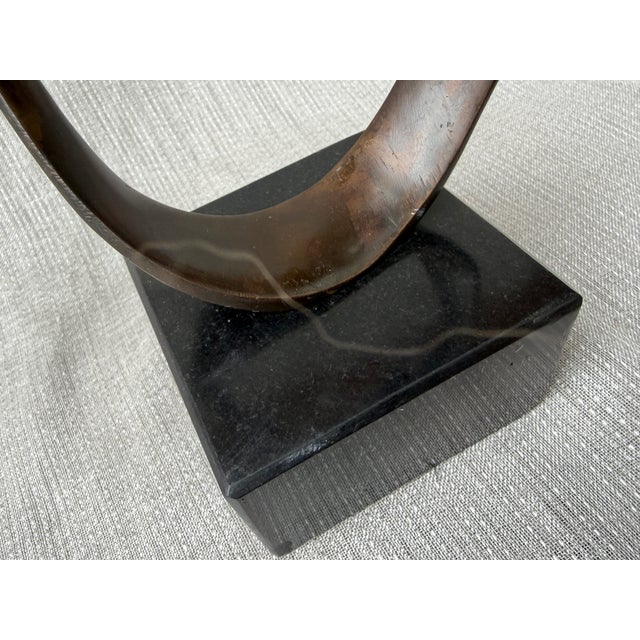 Vintage Bronze Birds on a Branch Marble Base Sculpture For Sale - Image 14 of 14