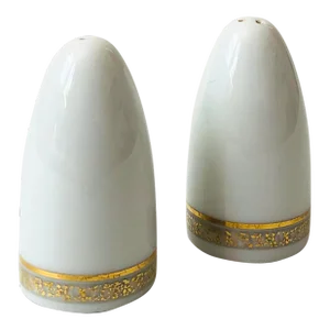 Mid Century Salt and Pepper Shakers - Set of 2