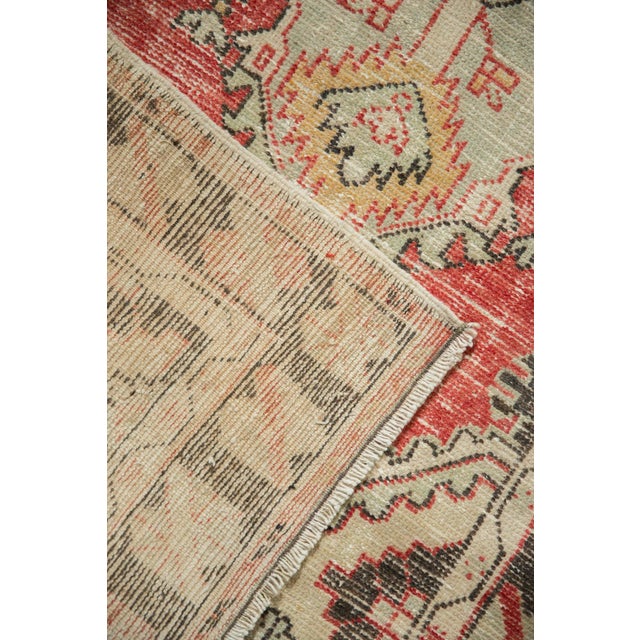Vintage Distressed Oushak Rug Runner - 2'9" x 5'3" For Sale - Image 10 of 10