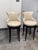 Traditional Century Furniture Tracy Swivel Leather Barstools, Pair For Sale - Image 3 of 12