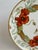 Beautiful antique Haviland France porcelain plate, hand-painted with vivid scarlet poppies, delicate green foliage and...