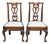 Antique George III Chippendale Side Chairs in Oak, 1780, Set of 2 For Sale