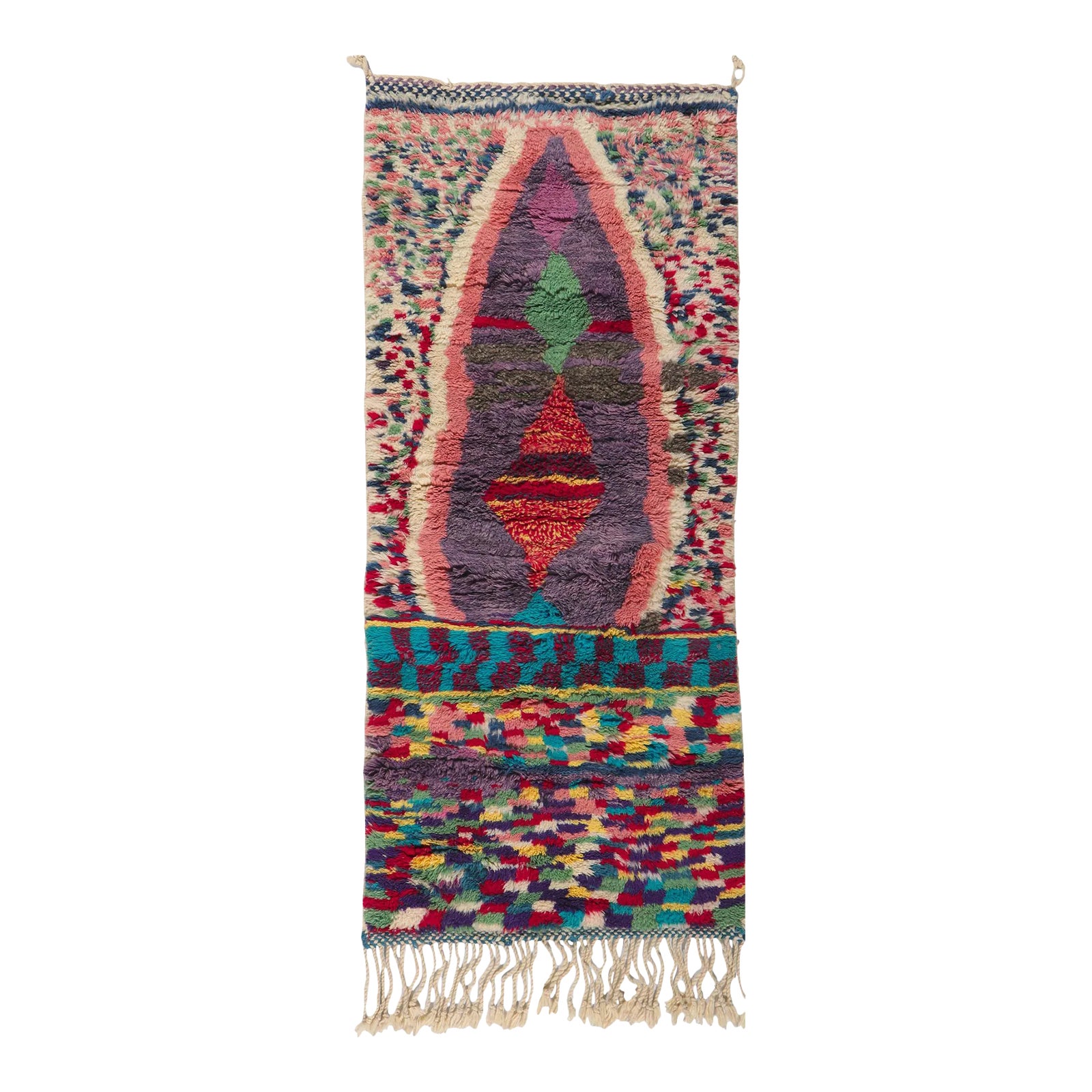 Small Colorful Abstract Moroccan Rug - 02'06 X 05'09 | Chairish