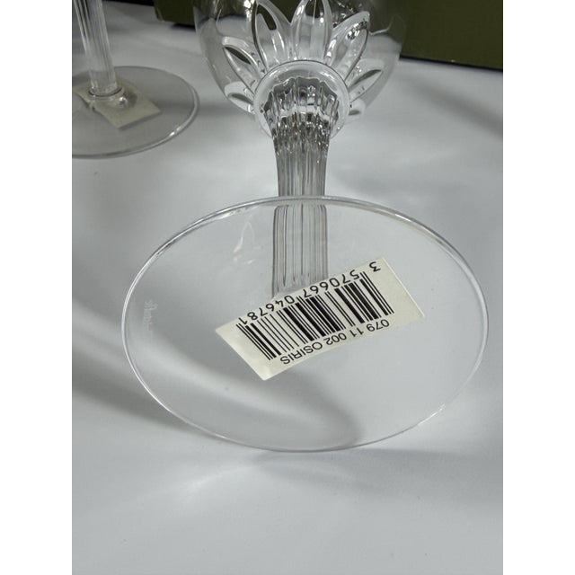 Crystal Glass Osiris and Cluny Service from Christofle, France, 2000s, Set of 24 For Sale - Image 12 of 17