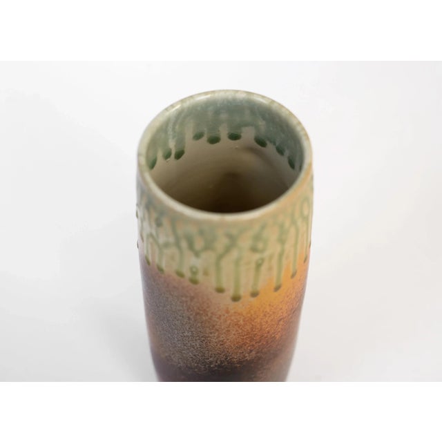 Dan Ishler Modernist Studio Pottery Incised Relief Horse Vase For Sale In San Francisco - Image 6 of 13