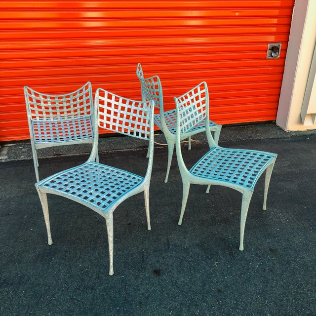 Dan Johnson Brown Jordan Sol Y Luna Patio Chairs Set Of 4 Chairish