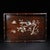 Wooden Tea Tray With Mother-of-Pearl Bird and Landscape Inlay For Sale - Image 4 of 9
