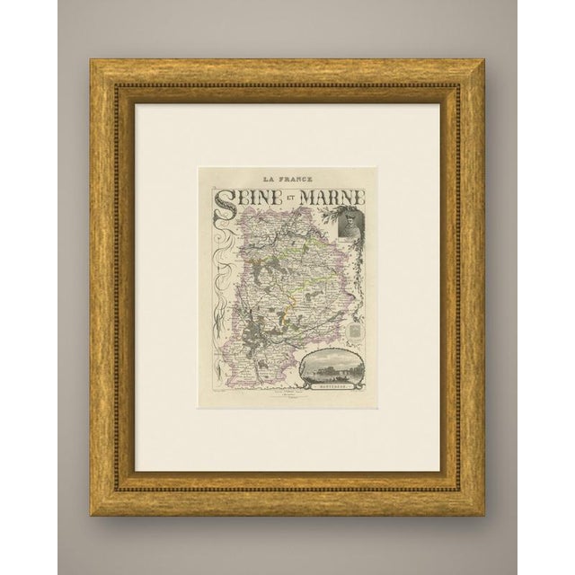 The department of Seine-et-Marne, east and south east of Paris, with Melun as chef-lieu and the forest and palace of...