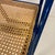 Blue Mid-Century Modern Blue Wood and Wicker Folding Chairs from Bazzani, Italy, 1960s, Set of 2 For Sale - Image 8 of 11