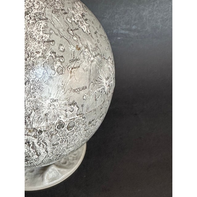 Vintage 1960s Lunar Moon Globe For Sale - Image 11 of 12