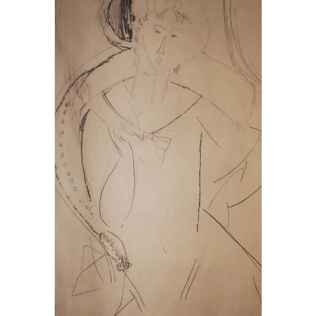 Modern Amedeo Modigliani, La Belle Anglaise, 1959, Print For Sale - Image 3 of 12