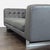 Jason Furniture Modern 3-Seat Sofa in Dark Gray Leather For Sale In Phoenix - Image 6 of 8
