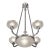 French Art Deco Chandelier by Marius Sabino 1920s France For Sale