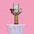 Mid-Century Modern Late 20th Century Mid-Century Modern Glazed Ceramic Table Lamp For Sale - Image 3 of 4